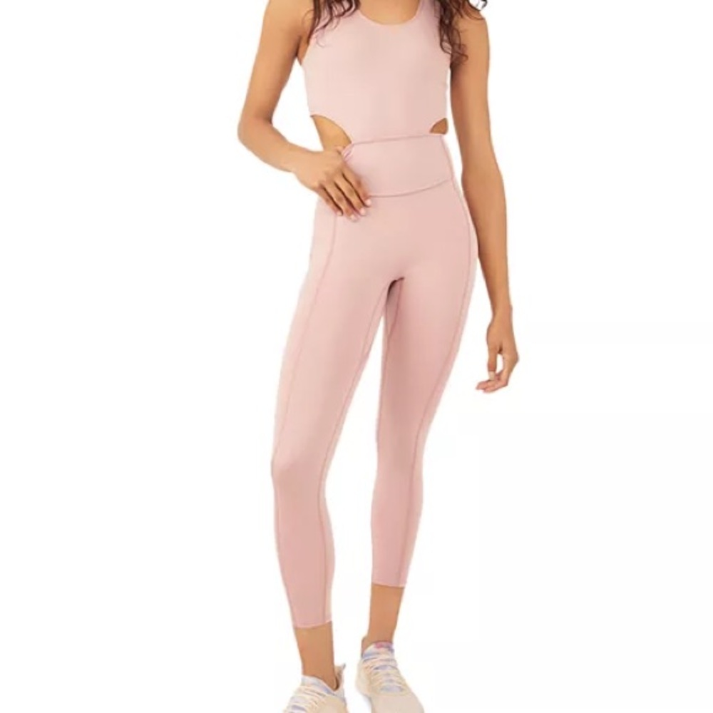 Free People Peach Jumpsuit